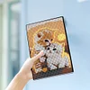 Katze Kristall Notizblock Skizzenbuch - 5d DIY Handwerk Notizbuch