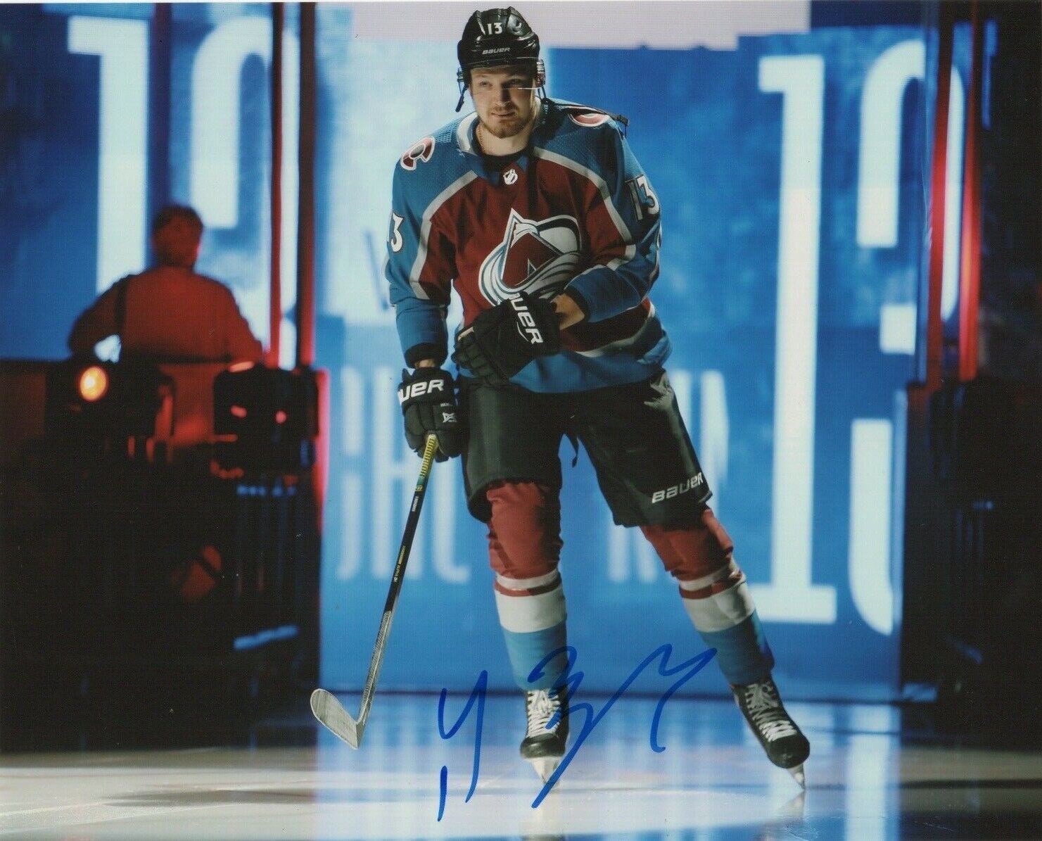 Colorado Avalanche Valeri Nichushkin Signed Autographed Photo Poster painting 8x10 COA #2