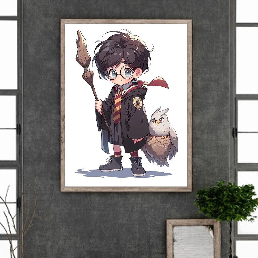 Diamond Painting - Full Round Drill - Harry Potter(Canvas|30*40cm)