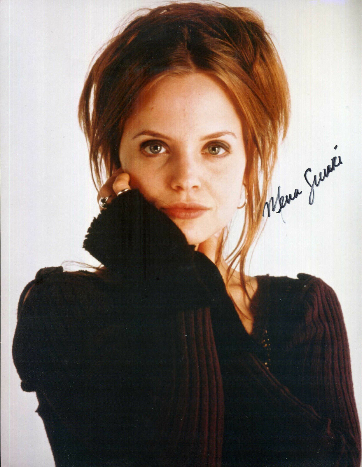 MENA SUVARI Signed Sexy Photo Poster paintinggraph - Model, Actress & Fashion Designer - reprint