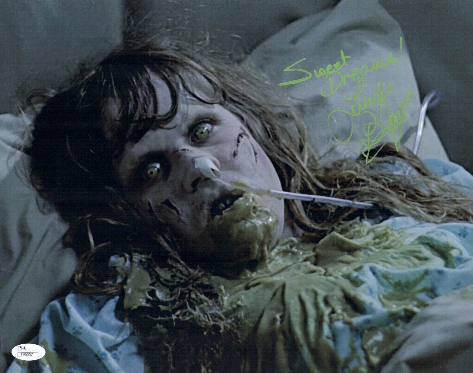LINDA BLAIR Signed THE EXORCIST 11x14 Photo Poster painting IN PERSON Autograph JSA COA