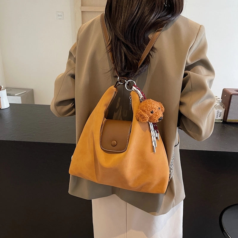 One Size Solid Color Casual Street Shopping Women’s Backpack