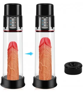 Automatic Transparent 4 Suction Male Penis Pump