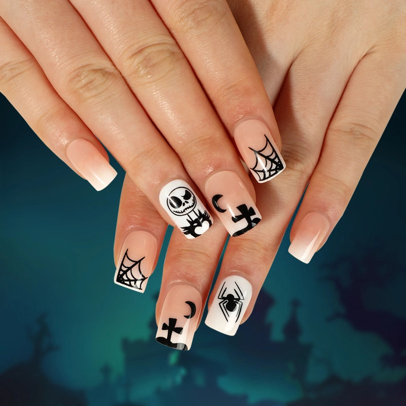 Halloween Cool Style Blood Stains Press-on Nails 1 Set