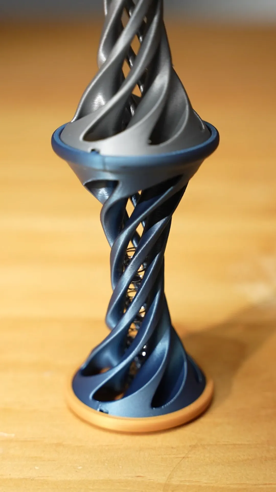 New 3D printed spiral toy decompression three-dimensional ejectable ...