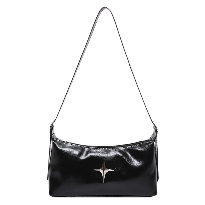 This Year’s Popular Soft Leather Pillow Bag Fashion Simple Commute Shoulder Bag Retro Messenger Bag