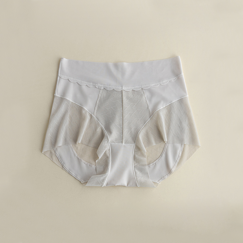 High Waisted Silk Panties Lace Breathable REAL SILK LIFE