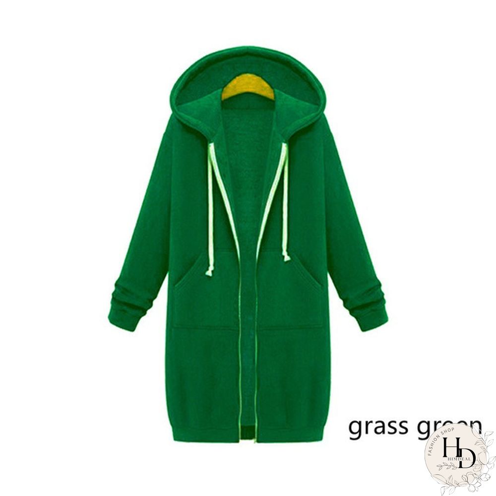 Plus Size Autumn Winter Women Cardigan Extra Long Thicken Velvet Jacket Loose Hoodie Coat