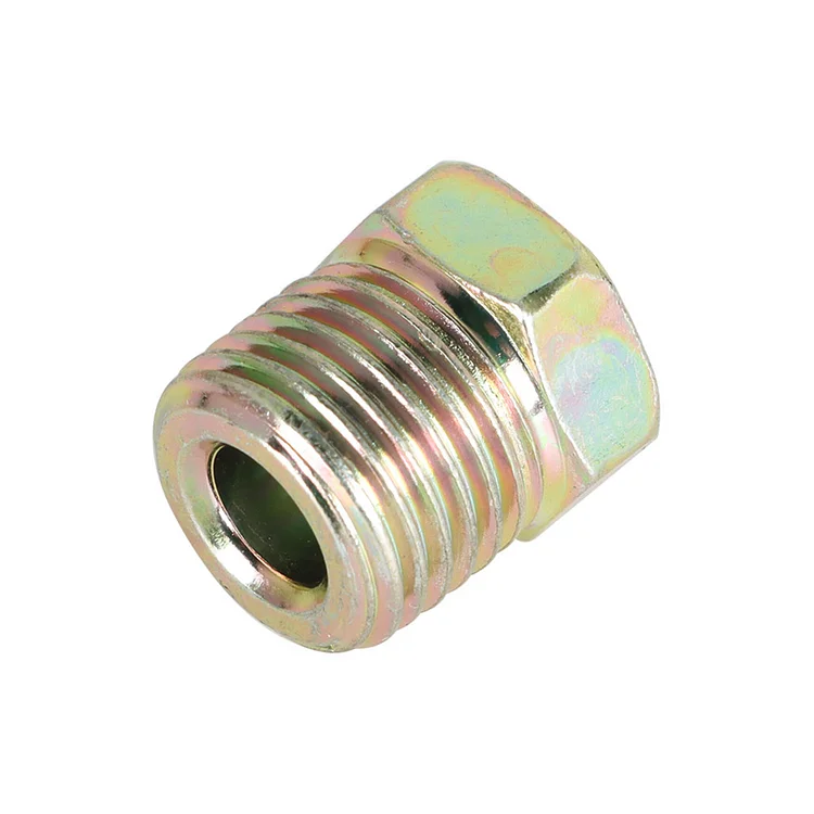 Silscvtt 25 FT 1/4 Brake Line Tubing Kit Zinc Copper Nickel Copper Plating with Fittings