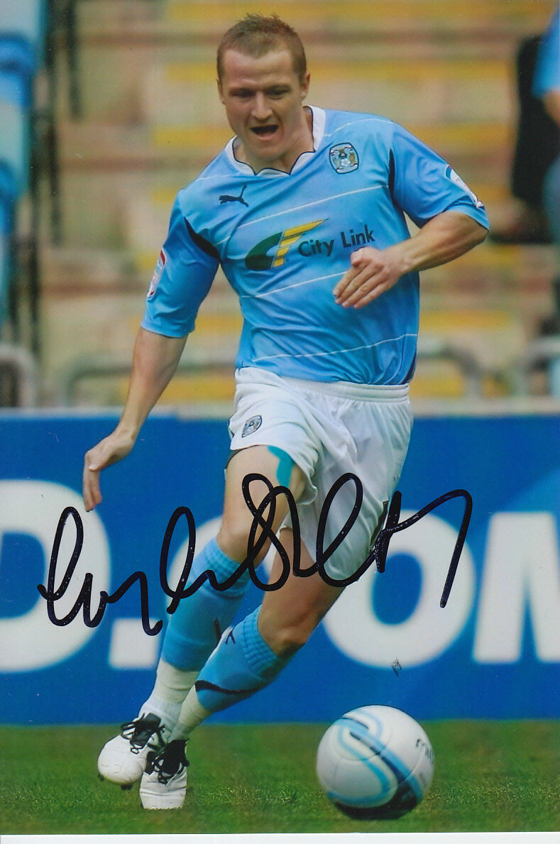 COVENTRY CITY HAND SIGNED GARY MCSHEFFREY 6X4 Photo Poster painting 9.