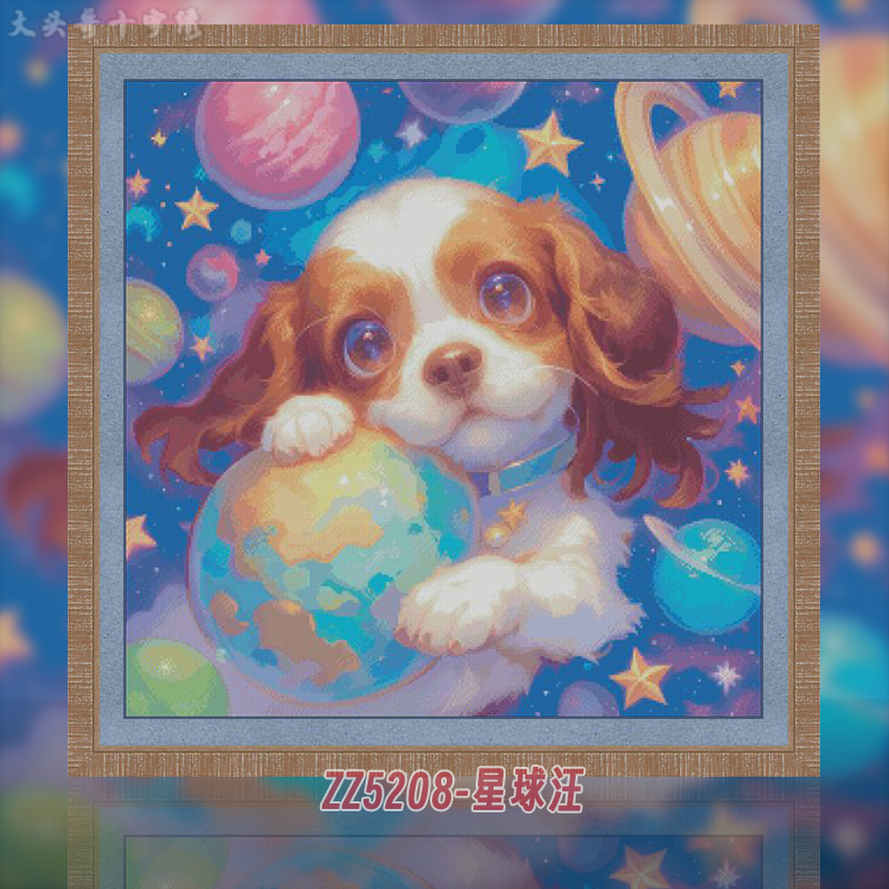 [ZZ5208-Planet Wang] Painting Fairy Cross Stitch