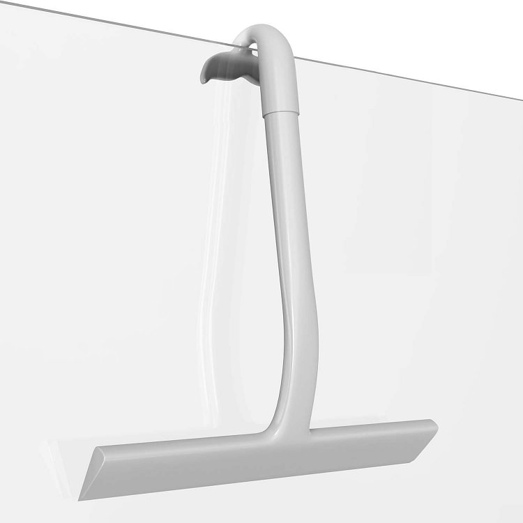 Hupeenes shower extractor with integrated hook, 25 cm