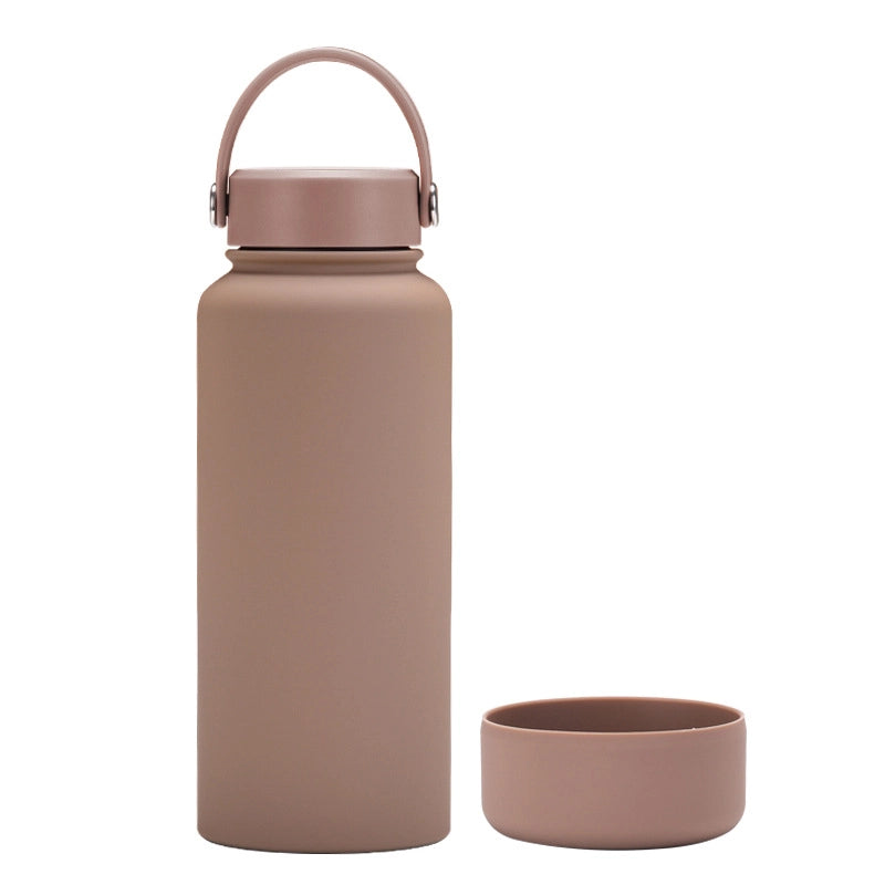 Casual Solid Color Stainless Steel Thermos Cup