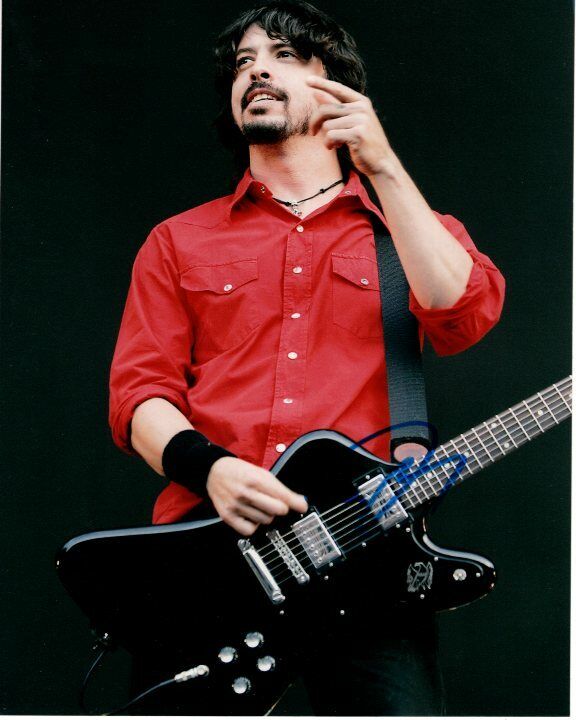 DAVE GROHL signed 8x10 FOO FIGHTERS Photo Poster painting NIRVANA