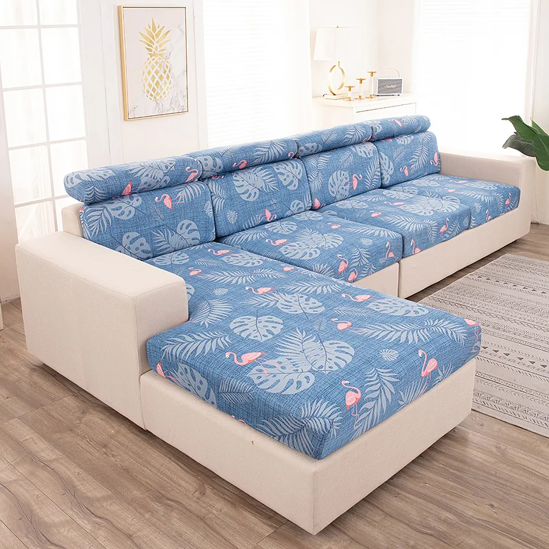 Nigikala Printed Sofa Seat Cover Stretch Sofa Covers for Living Room Furniture Protector Armchair Couch Cover for Pets, Kids 1pc