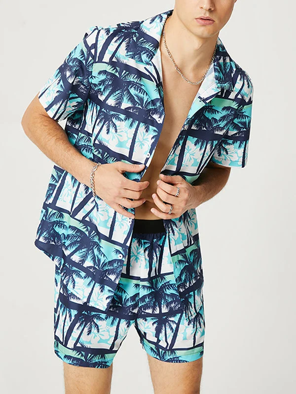 Mens Beach Coconut Print 2 Piece Set SKUJ12037