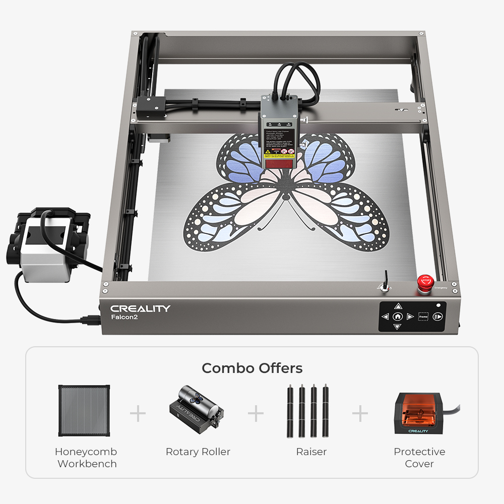 Introducing the Creality Falcon2 40W Laser Engraver & Cutter - Nerd Techy