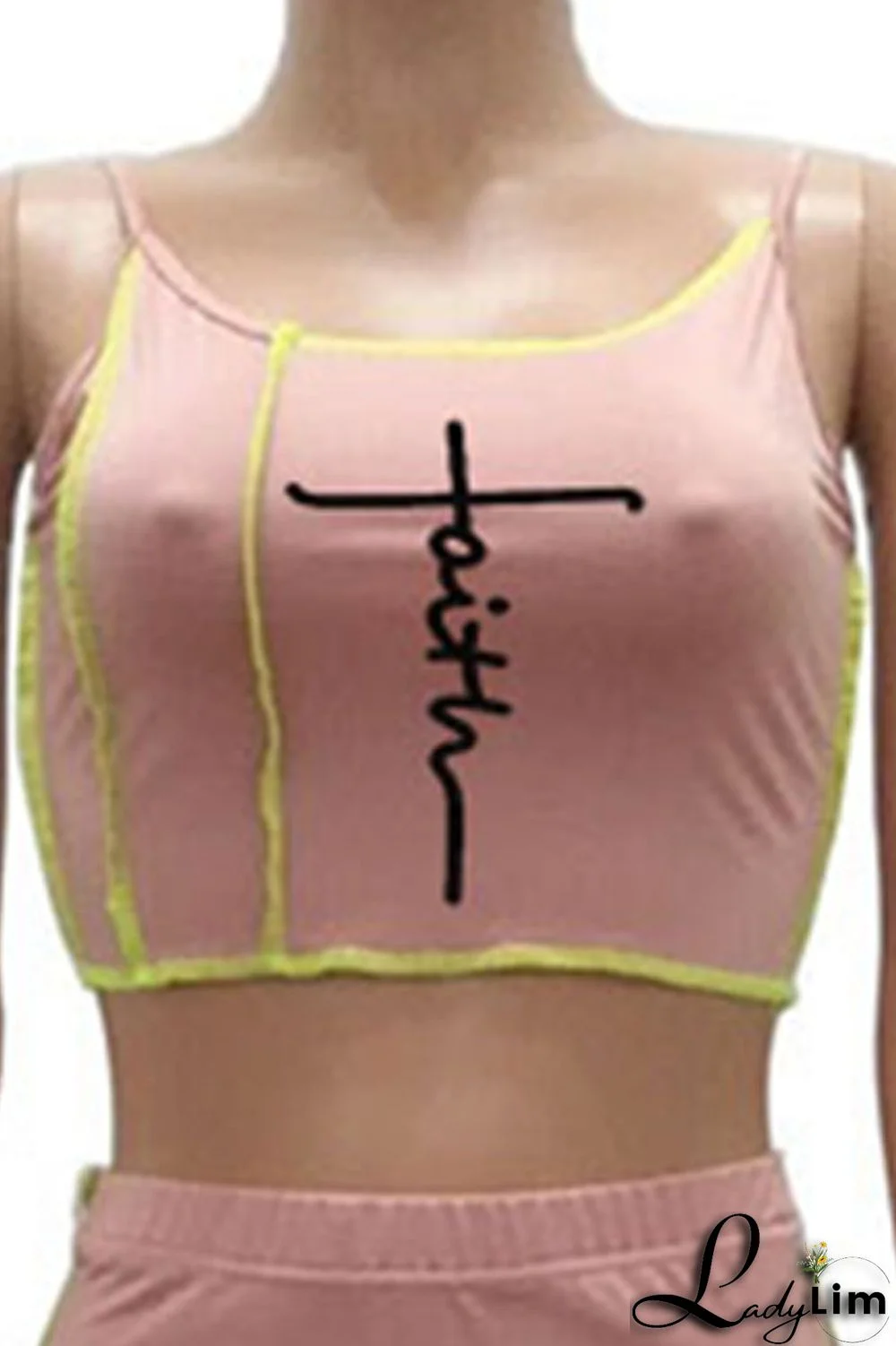 Burgundy Sexy Print Split Joint Asymmetrical Spaghetti Strap Sleeveless Two Pieces