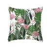 Green Plants Printed Home Living Creative Sofa Cushion Pillow Cover