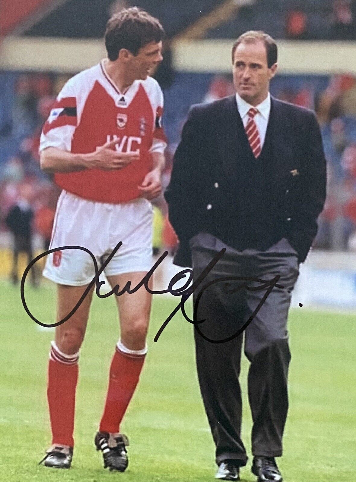 David O’Leary Genuine Hand Signed Arsenal 6X4 Photo Poster painting 3