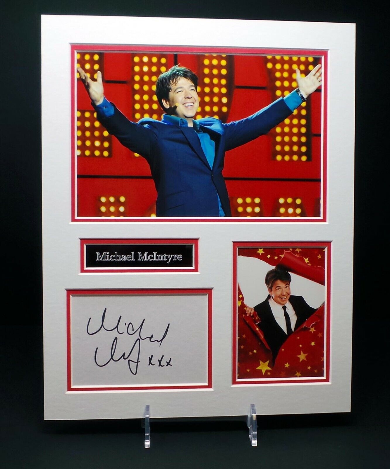 Michael McINTYRE Signed Mounted Photo Poster painting Display AFTAL RD COA English Comedian