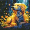 Full Round Drill Framed Light Up Diamond Painting Kits, LED Glowing Wall Art Decor for Home Bedroom Holiday Gifts