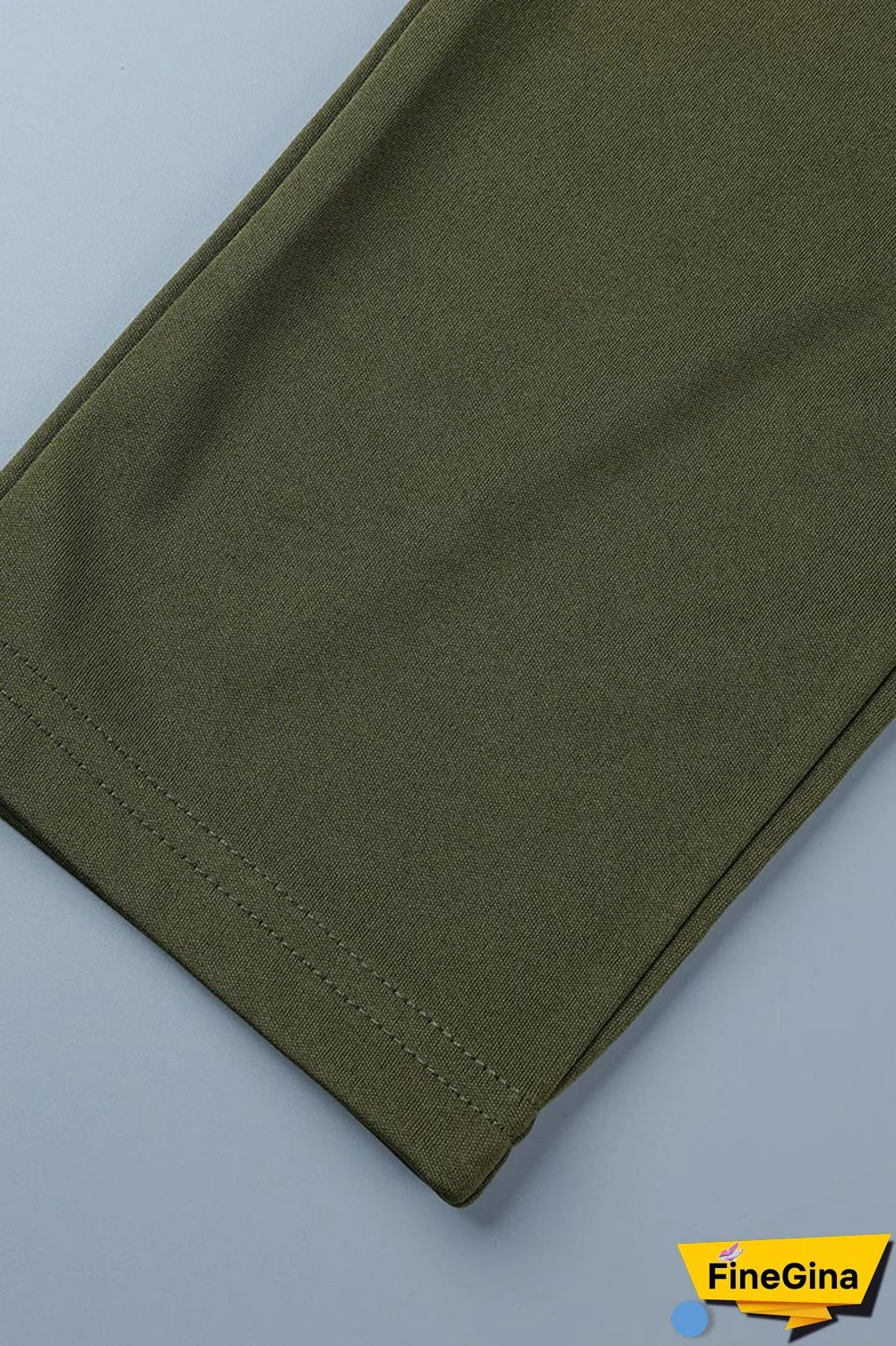 Black Casual Solid Buttons Regular High Waist Conventional Solid Color Trousers