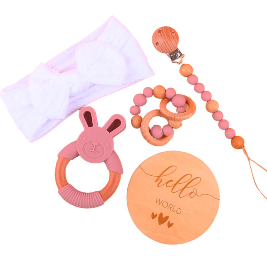 Boho Baby Girl Box Opening Gift Sets 5 Piece Accessories 