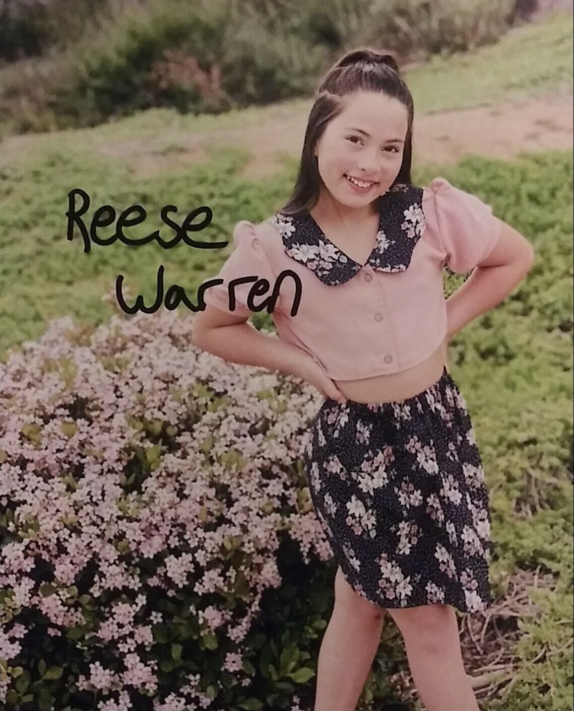 Reese Warren signed 8 x 10