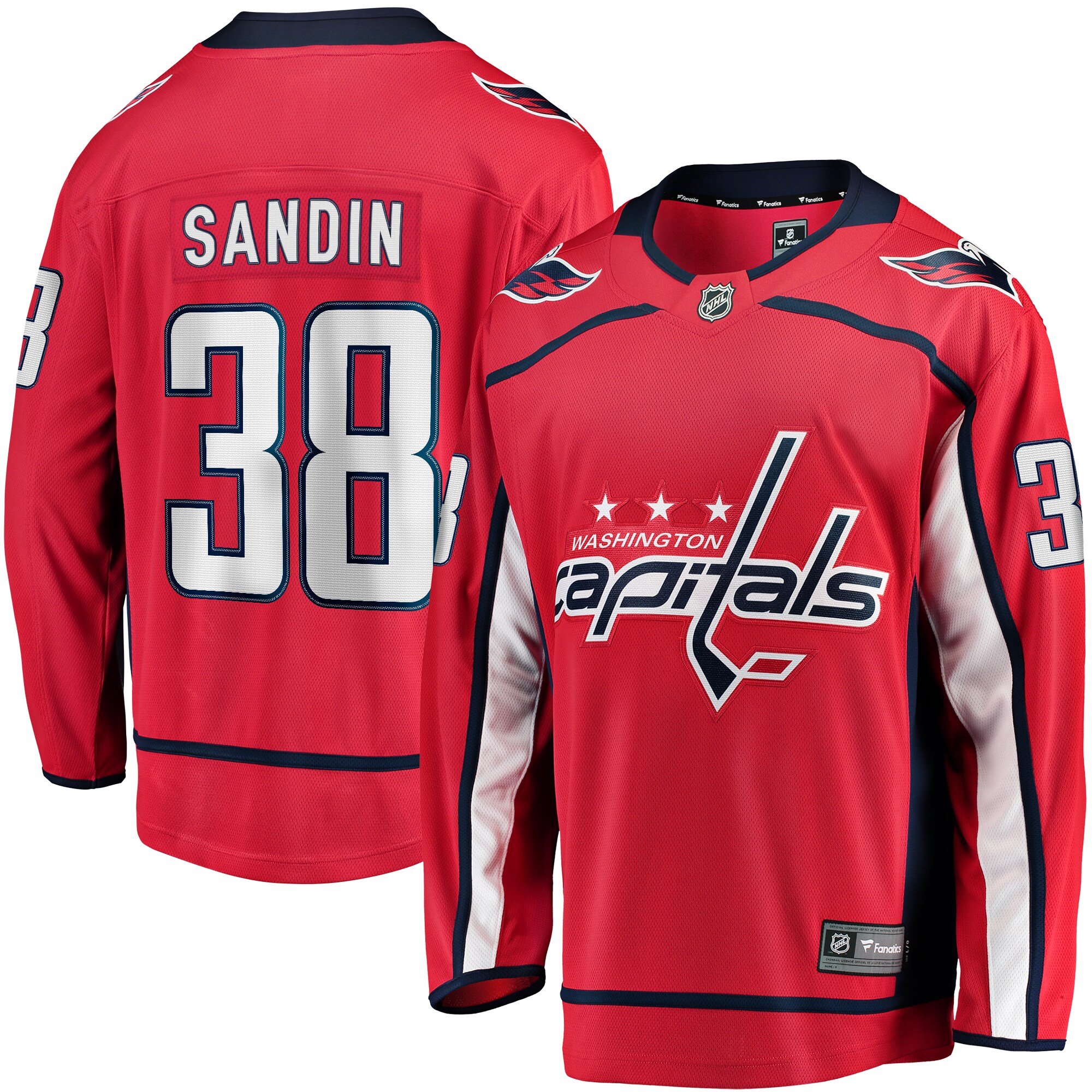 Rasmus Sandin Washington Capitals Fanatics Home Breakaway Jersey &ndash; Red mysite