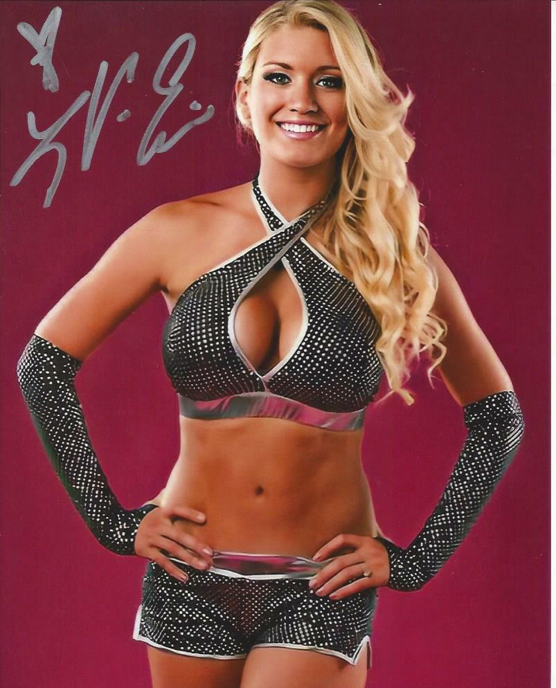 Lacey Von Erich autographed 8x10 TNA#12