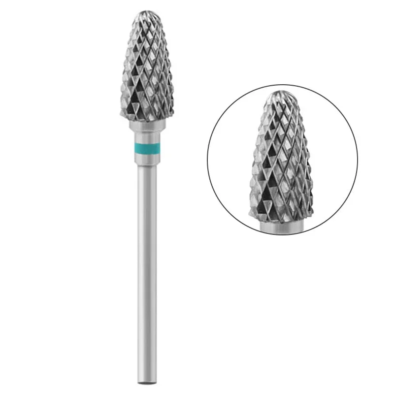 1 Pc Nail Drill Bit Multi-size Silver Manicure Nail Art Tool Electric Manicure Machine Device-Nail Inspo