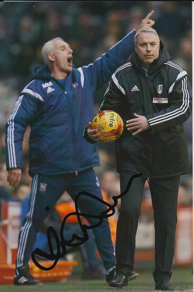 FULHAM HAND SIGNED KIT SYMONS 6X4 Photo Poster painting 1.