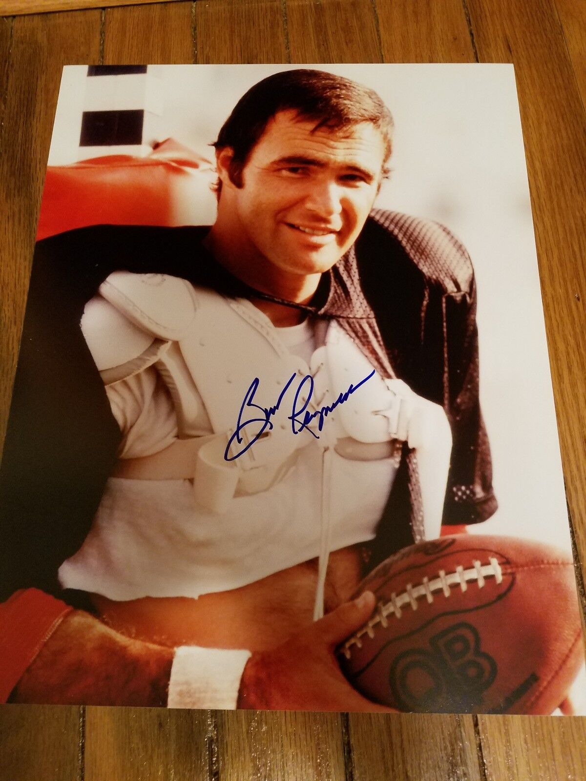 BURT REYNOLDS SIGNED AUTOGRAPHED COLOR 11X14 Photo Poster painting THE LONGEST YARD WOW!!