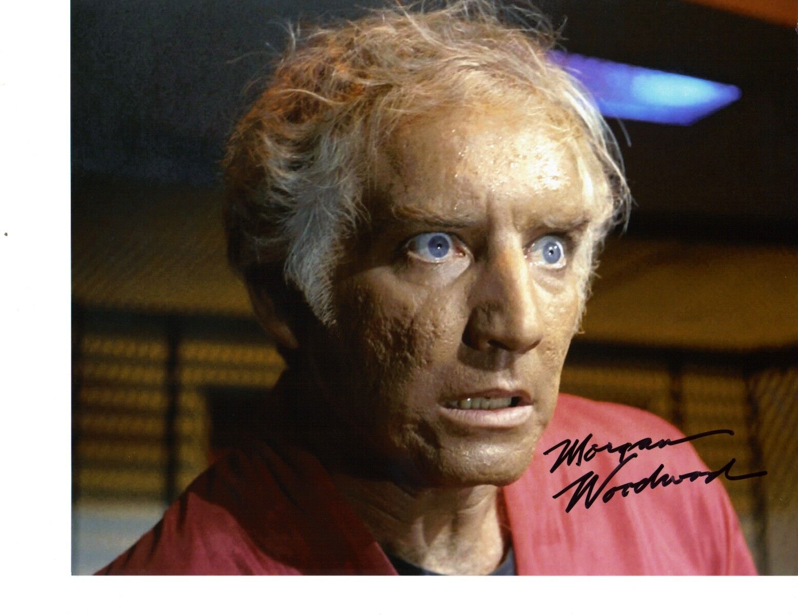 Morgan Woodward Signed 8x10 Photo Poster painting - STAR TREK TOS - RARE!!! #10 RIP