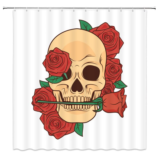 

Shower Curtain – lovers Skull-180*180cm, 501 Original