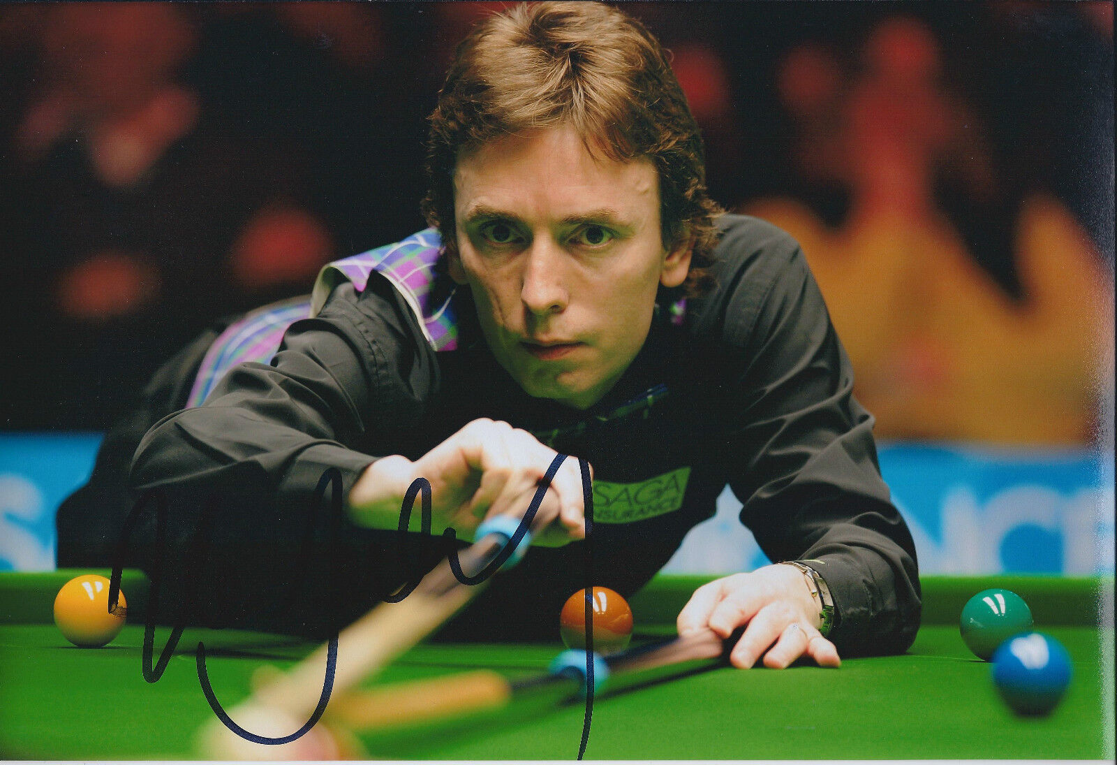 Ken DOHERTY AUTOGRAPH 12x8 Signed Photo Poster painting AFTAL COA SNOOKER Pot Black CHAMPION