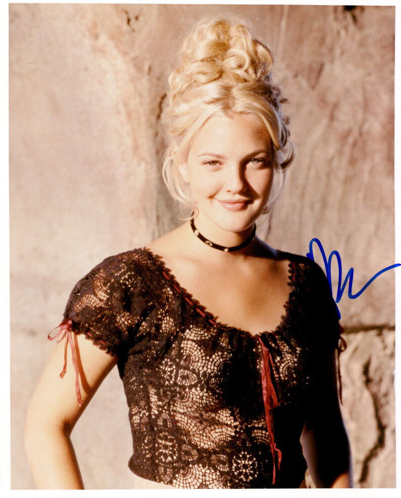 Drew Barrymore signed authentic 8x10 Photo Poster painting COA