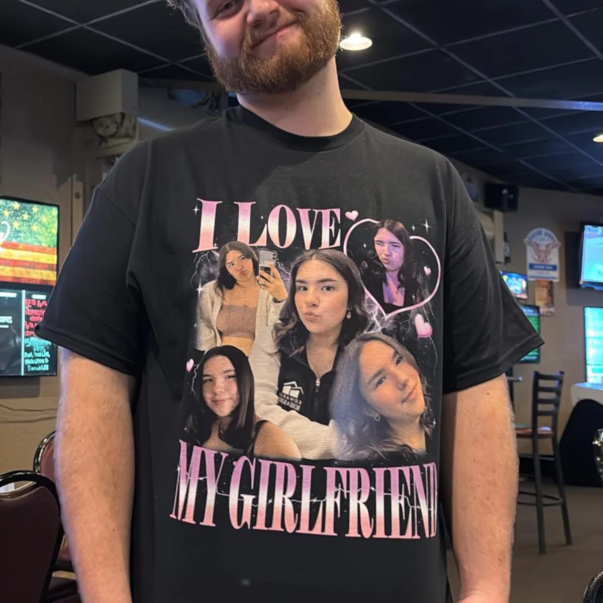 Loveyoufancy I Love My Girlfriend Shirt Custom Photo, Girlfriend Shirt