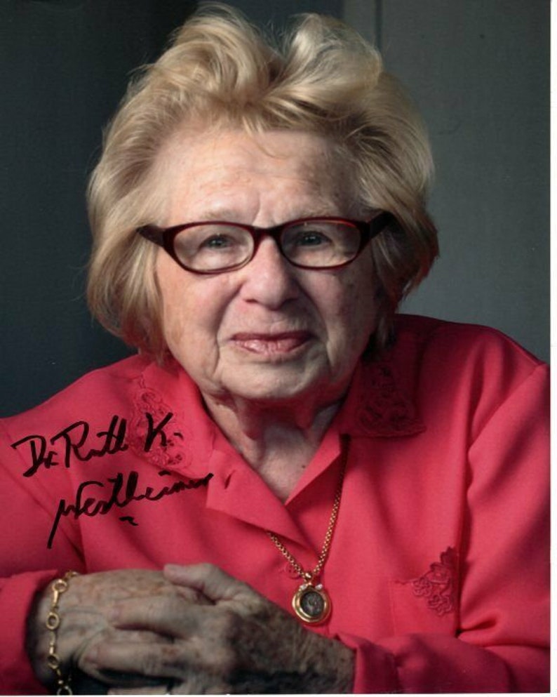 Ruth westheimer signed autographed Photo Poster painting dr. ruth