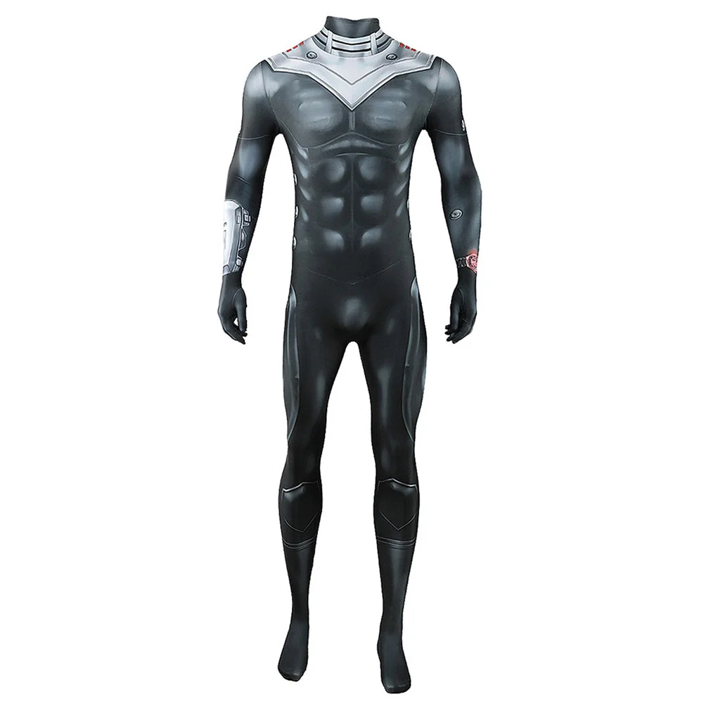 Movie Aquaman And The Lost Kingdom (2023) Black Manta Jumpsuit Cosplay Costume Outfits Halloween Carnival Suit