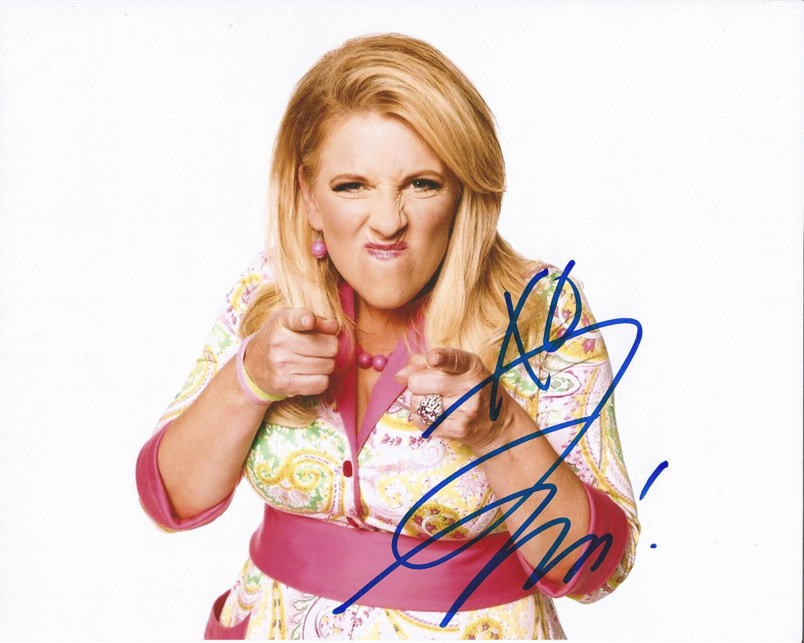 COMEDIAN LISA LAMPANELLI HAND SIGNED AUTHENTIC STAND UP ROAST 8X10 Photo Poster painting B w/COA