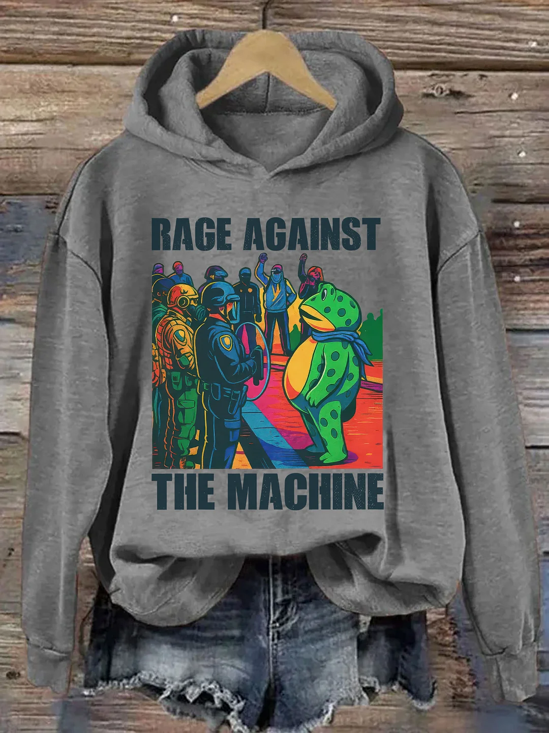 Portland Frog Anti-ICE Hoodie