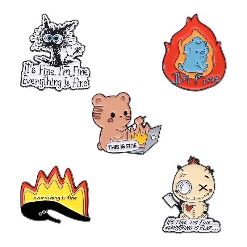 Cartoon Style Cowboy Style Animal Letter Alloy Stamping Stoving Varnish Women’s Brooches