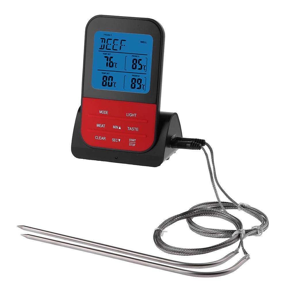 

Wireless Double Probe Electronic Waterproof Thermometer BBQ Kitchen Tool, 501 Original