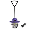 LED Camping Hanging Lamp USB Charging IPX4 Waterproof Lantern for Hiking Fishing