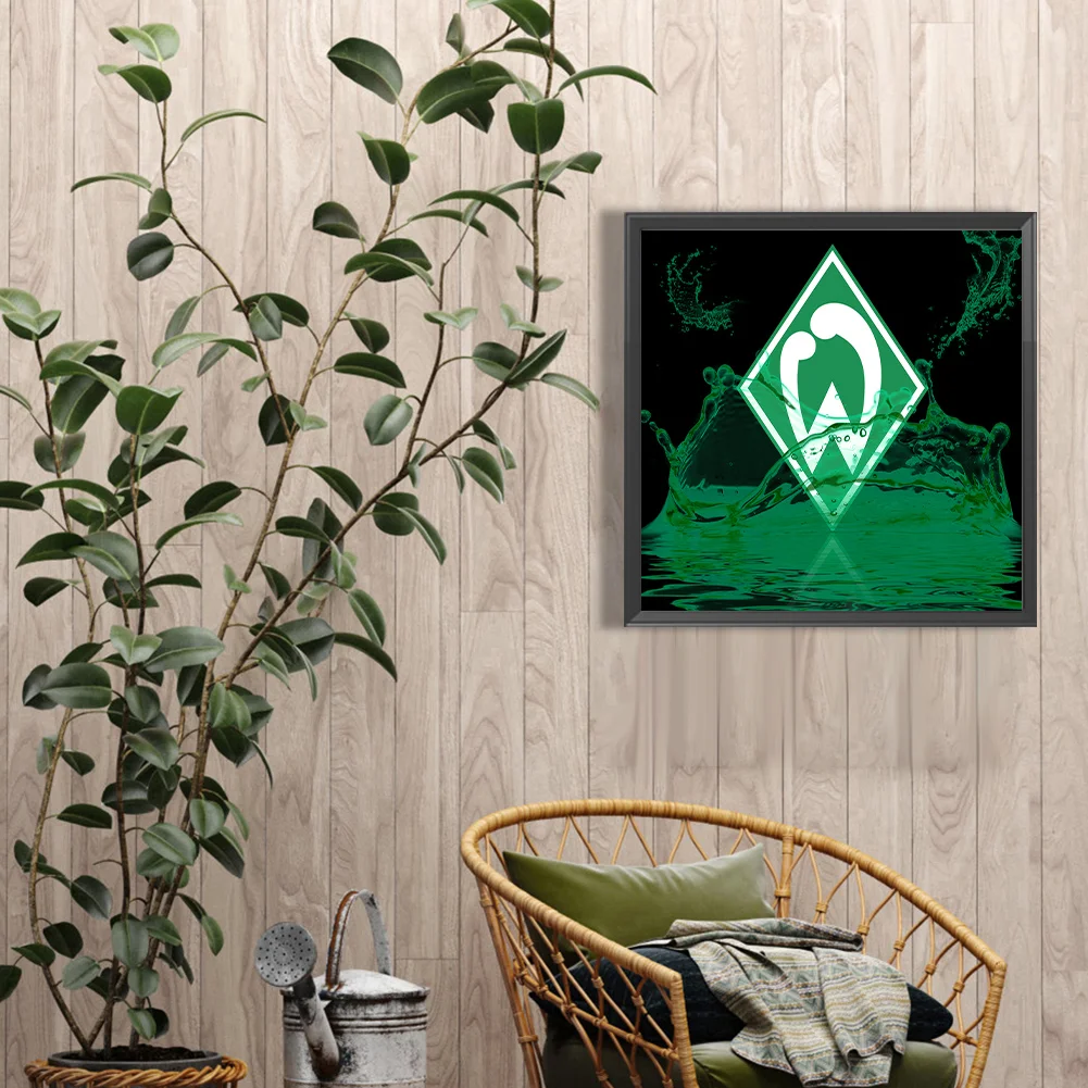 Diamond Painting - Full Round Drill - SV Werder Bremen(Canvas|40*40cm)