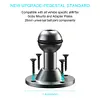 Car Phone Holder Anti-Slip Aluminum Drill Base Phone Rack Dashboard Phone Stand