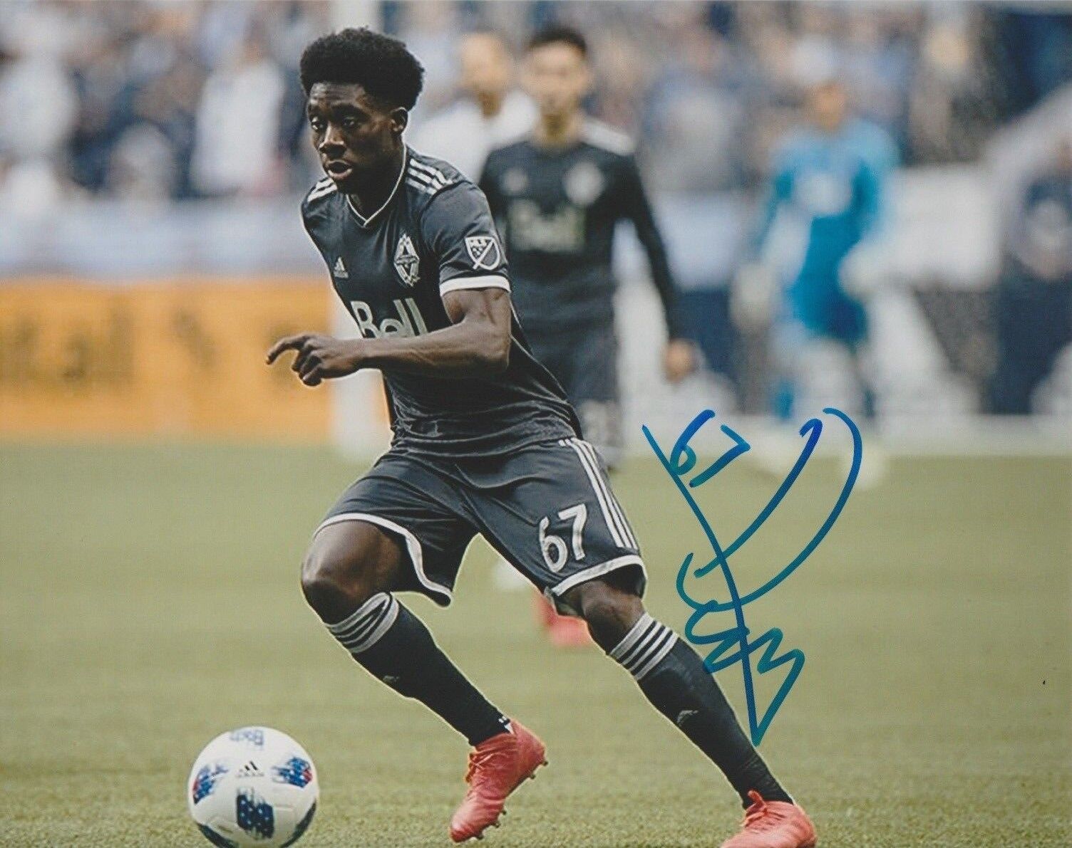 Vancouver Whitecaps Alphonso Davies Autographed Signed 8x10 MLS Photo Poster painting COA #MAK5