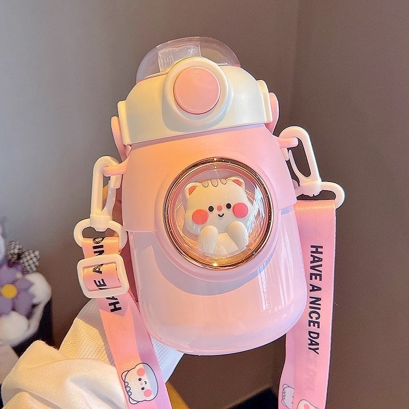 Cute Solid Color Stainless Steel Thermos Cup 1 Piece